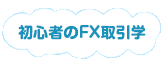 初心者のFX取引学