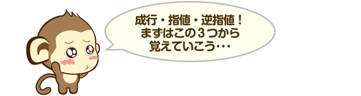 成行・指値・逆指値！まずはこの３つから覚えていこう･･･