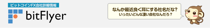 bitFlyer -ビットコインFX会社詳細情報 -