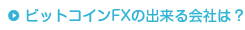 ビットコインFXの出来る会社は？